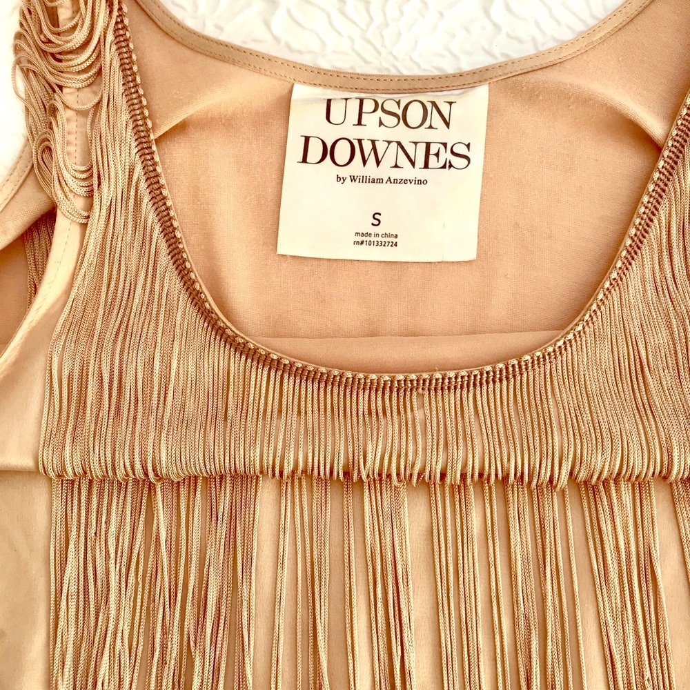 Peachy fringe top